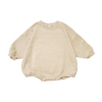 Kids Solid Sweatshirt Romper