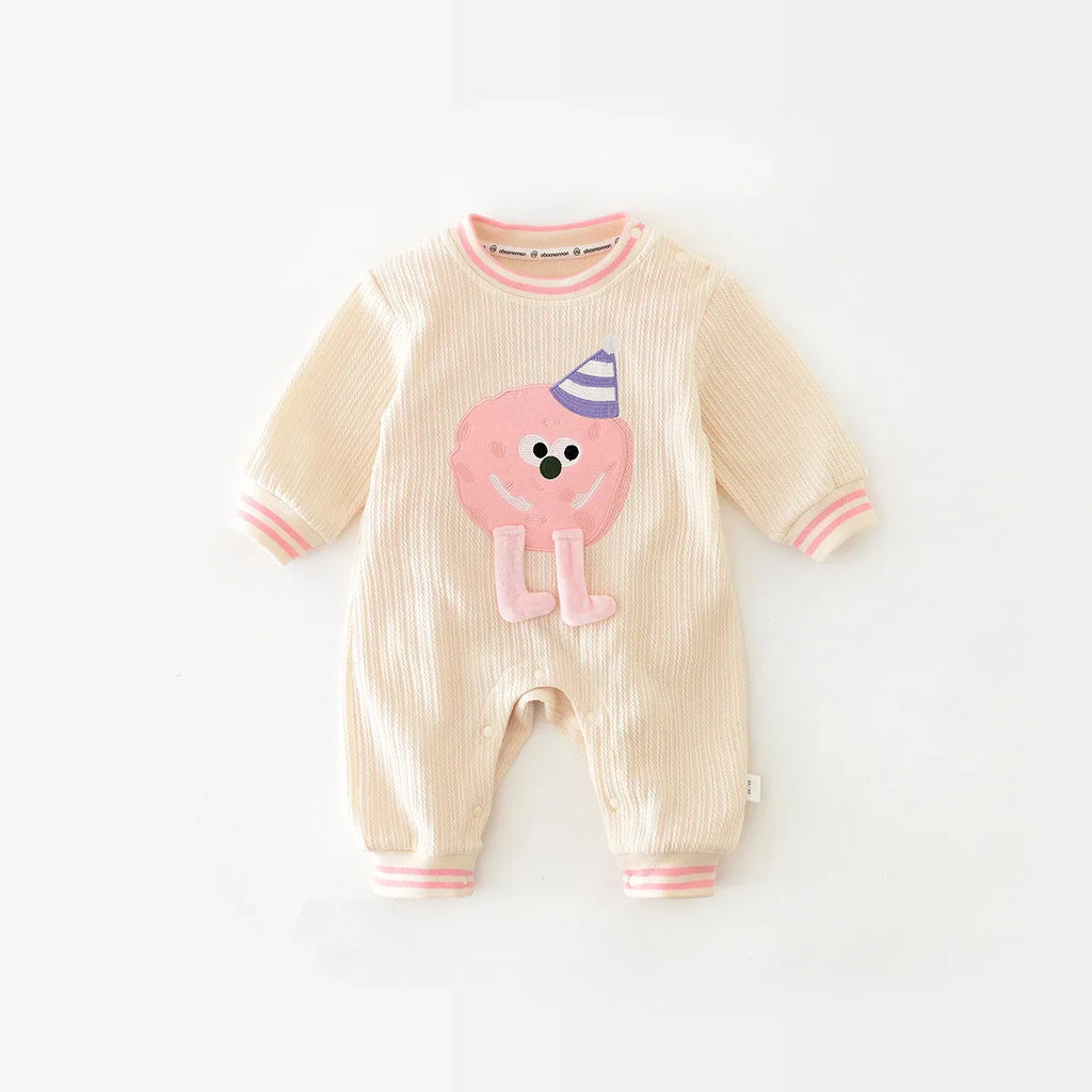 Pink Cartoon Jumpsuit Romper