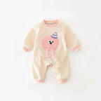 Pink Cartoon Jumpsuit Romper
