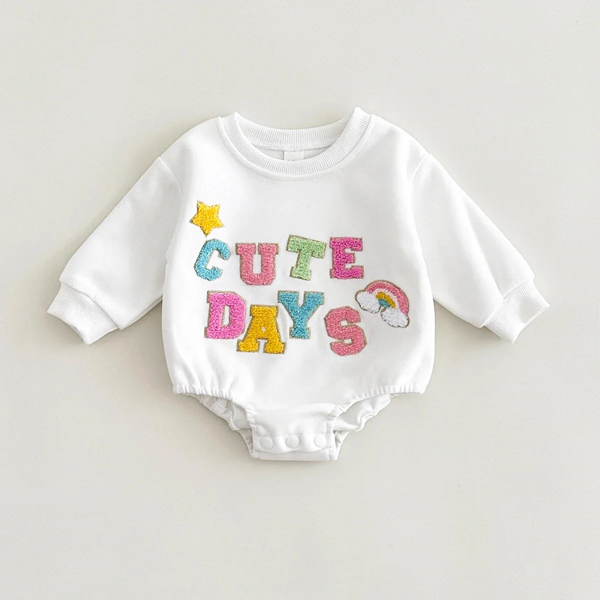 Cute Days Long Sleeve Bodysuit Romper