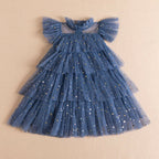 Elegant Lace Sequins Tulle Party Dress