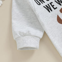 Load image into Gallery viewer, Baby Girl Boy Romper On Saturdays We Watch Football With Daddy Letter Print Long Sleeve Round Neck Jumpsuit Fall Clothes
