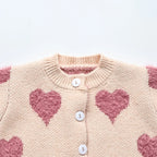Heart Print 2 Piece Sweater Set