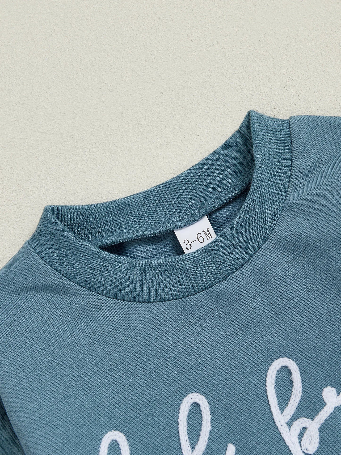 Baby Toddler Boys Lil/Bib Bro Autumn Jumpsuit Long Sleeve Round Neck Letter Embroidery Romper or Top Brothers Matching Outfits