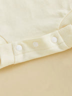 Baby Boy Girl Bubble Romper Letter Auntie's Bestie Embroidered Crew Neck Long Sleeve Jumpsuit Cute Winter Fall Clothes