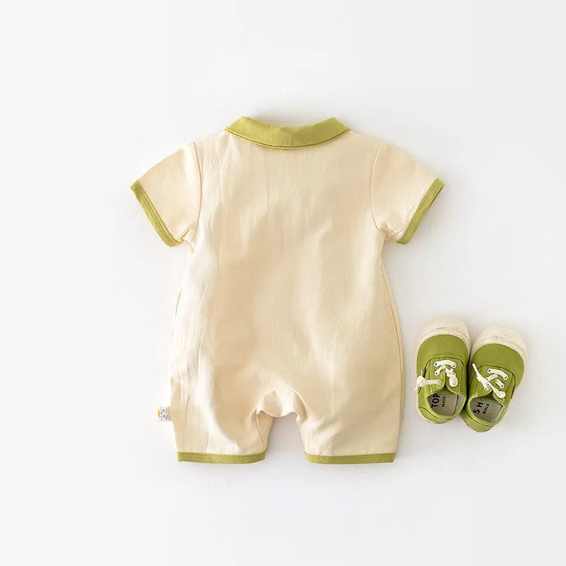 Snap Style Crocodile Jumpsuit Romper