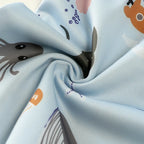 Boys Printed Zip Up Swimsuit