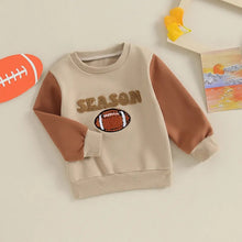 Load image into Gallery viewer, Baby Toddler Girls Boys Football Season Print Crew Neck Letters Long Sleeve Pullover Top
