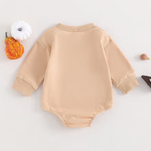 Load image into Gallery viewer, Baby Boy Girl Halloween Clothes Meet Me at the Pumpkin Patch Pumpkin Print Bodysuit Jumpsuit Romper
