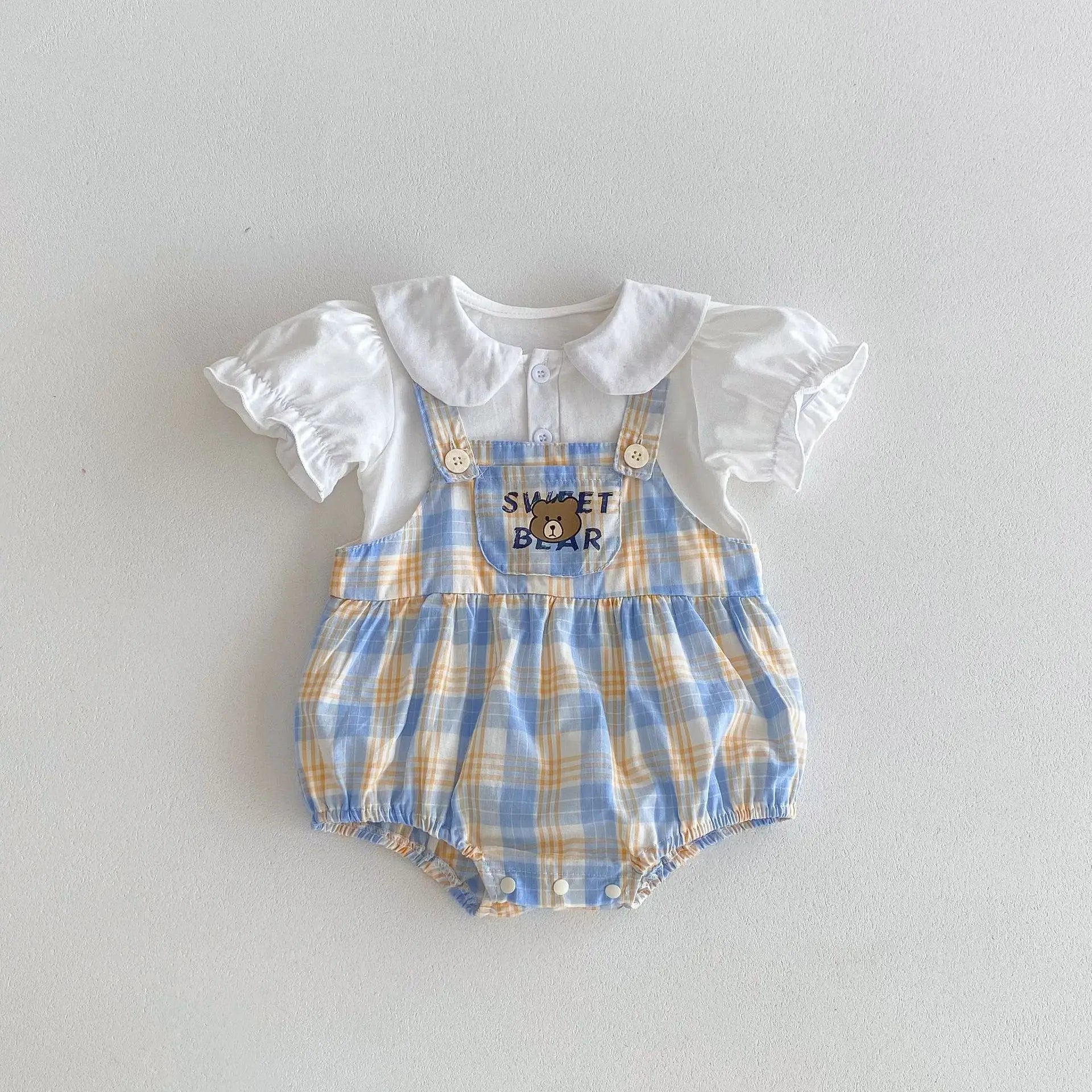 Sibling Bear Bodysuit Romper Outfit