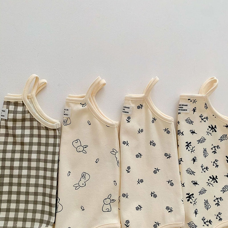 One Piece Camisole Girl Bodysuit Tank Romper