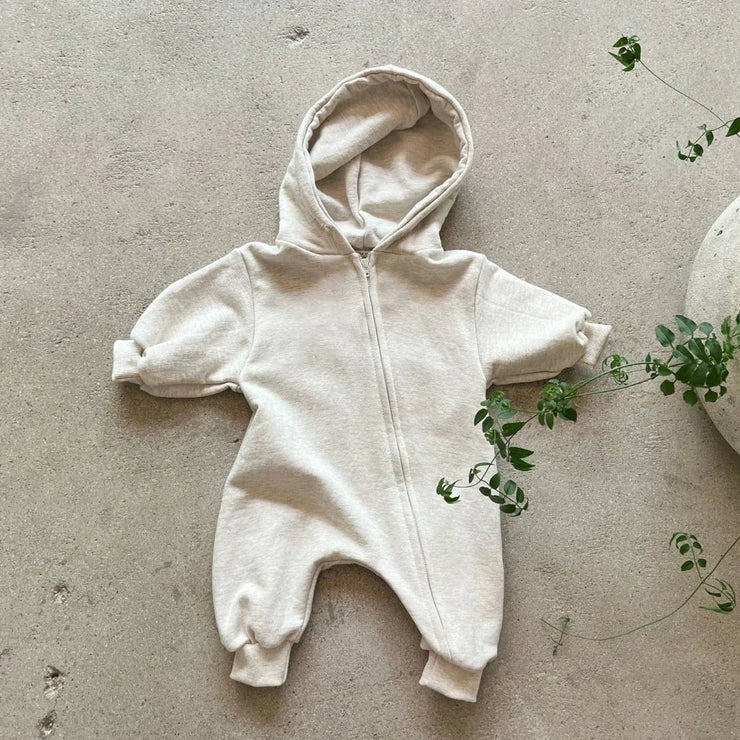 Casual Hooded Jumpsuit Romper