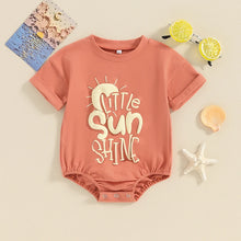 Load image into Gallery viewer, Baby Boy Girl Salty Little Soul / Little Sun Shine Short Sleeve Romper Jumpsuit Letter Print
