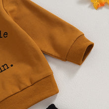 Load image into Gallery viewer, Toddler Baby Boy Girl 2Pcs Halloween Clothes Set Mama&#39;s Little Pumpkin Long Sleeve Crewneck Tops Pants
