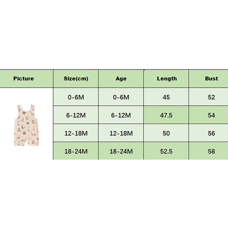 Baby Girls Boy Overalls Shorts Jumpsuit Summer Duck Goose Bird Print Sleeveless Tank Top Romper