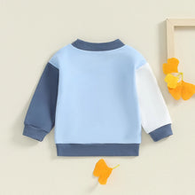 Load image into Gallery viewer, Baby Toddler Kids Girls Boys Contrast Color Crew Neck Long Sleeve Pullover Fall Clothes Top
