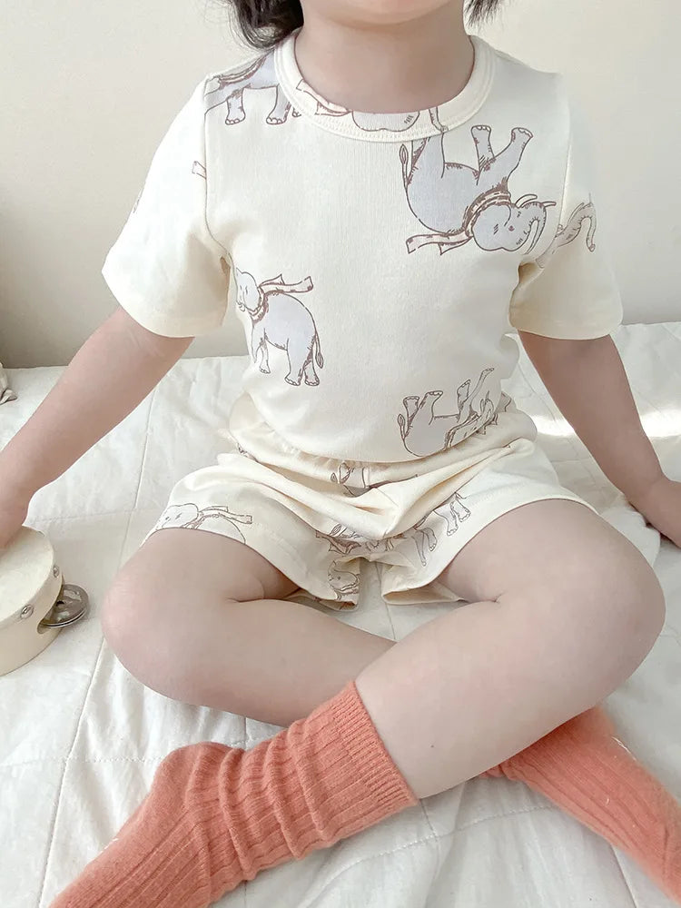 Animal Print Kids Lounge Set