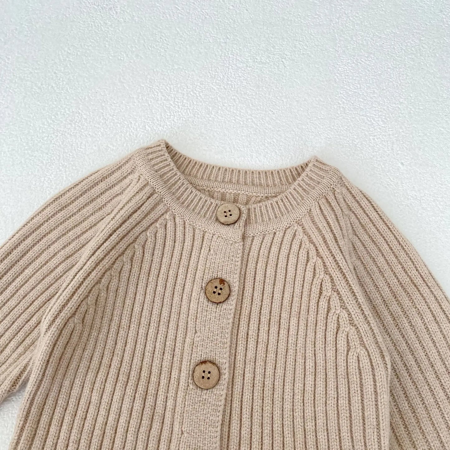 Baby Toddler Boy Girl Sweater Cardigan Knit Winter Clothes Thick Warm Knitwear Long Sleeve Top