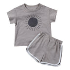 Printed T-shirt and Shorts Set