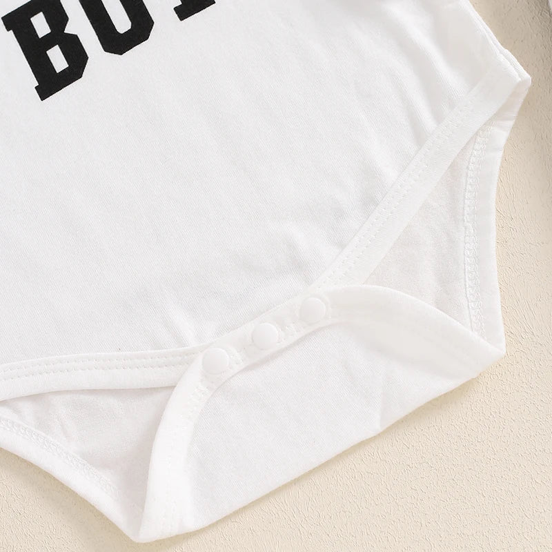 Baby Boys 3Pcs Mama's Boy Gentleman Outfit Long Sleeve Letter Embroidery Romper Bowtie Plaid Suspender Pants Beanie Hat Set