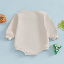 Load image into Gallery viewer, Baby Boys Girls My 1st Gobble First Thanksgiving Bubble Romper Turkey Letter Embroidery Long Sleeve Jumpsuit
