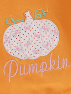Baby Toddler Boys Girls Long Sleeve Pumpkin/Ghost/Christmas Tree Embroidery Crew Neck Top