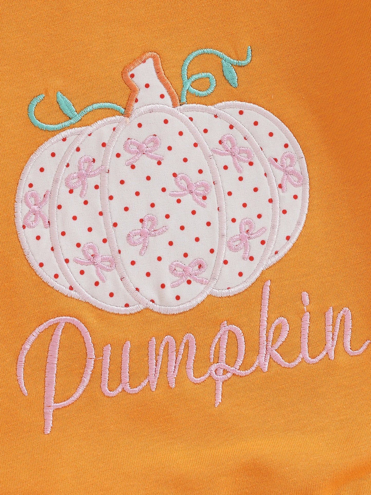 Baby Toddler Boys Girls Long Sleeve Pumpkin/Ghost/Christmas Tree Embroidery Crew Neck Top