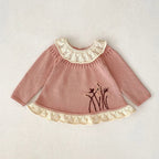 Knit Frill Sweater Set