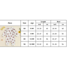 Load image into Gallery viewer, Baby Boys Girls Jumpsuit Long Sleeve Round Neck Football Print Romper
