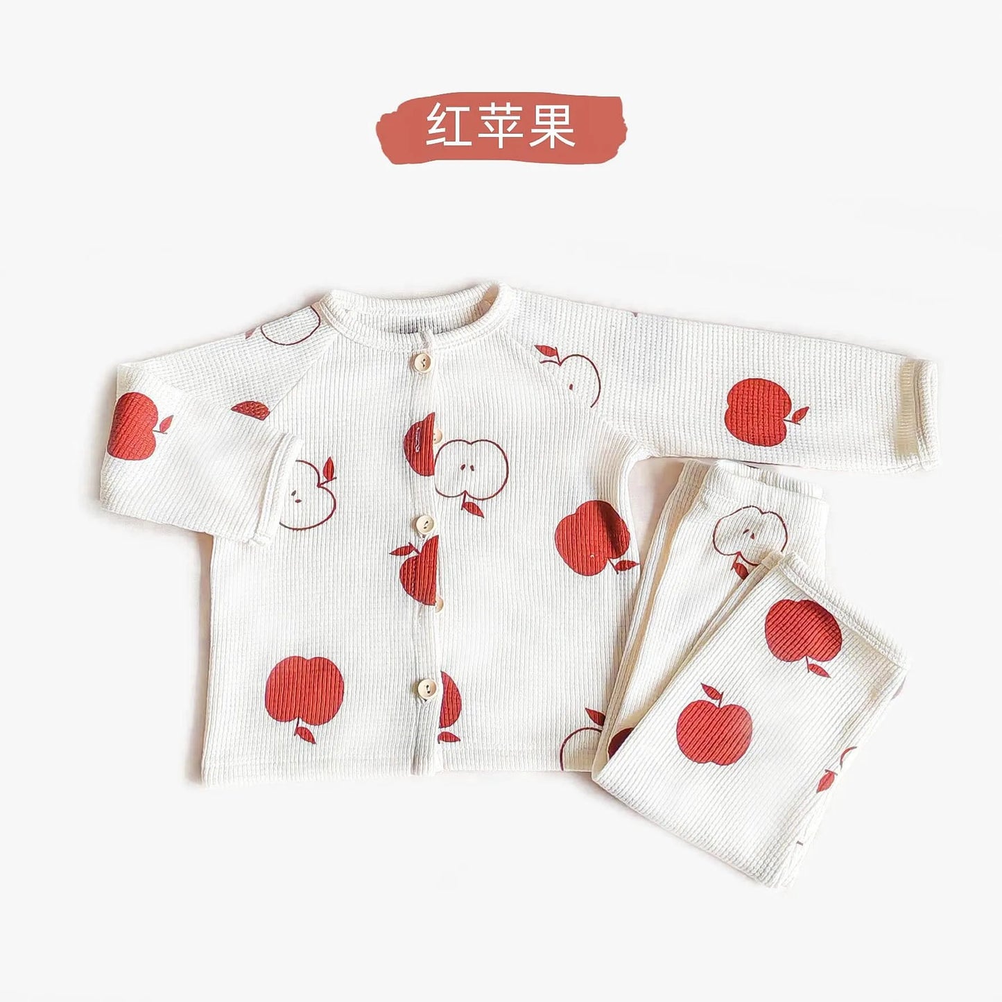 Toddler Kid Boy Girl 2Pcs Clothes Set Autumn Winter Infant Pajamas Set Long Sleeve Top Pants Suit Children Homewear Outfit