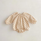 Plaid Hearts Girls Romper
