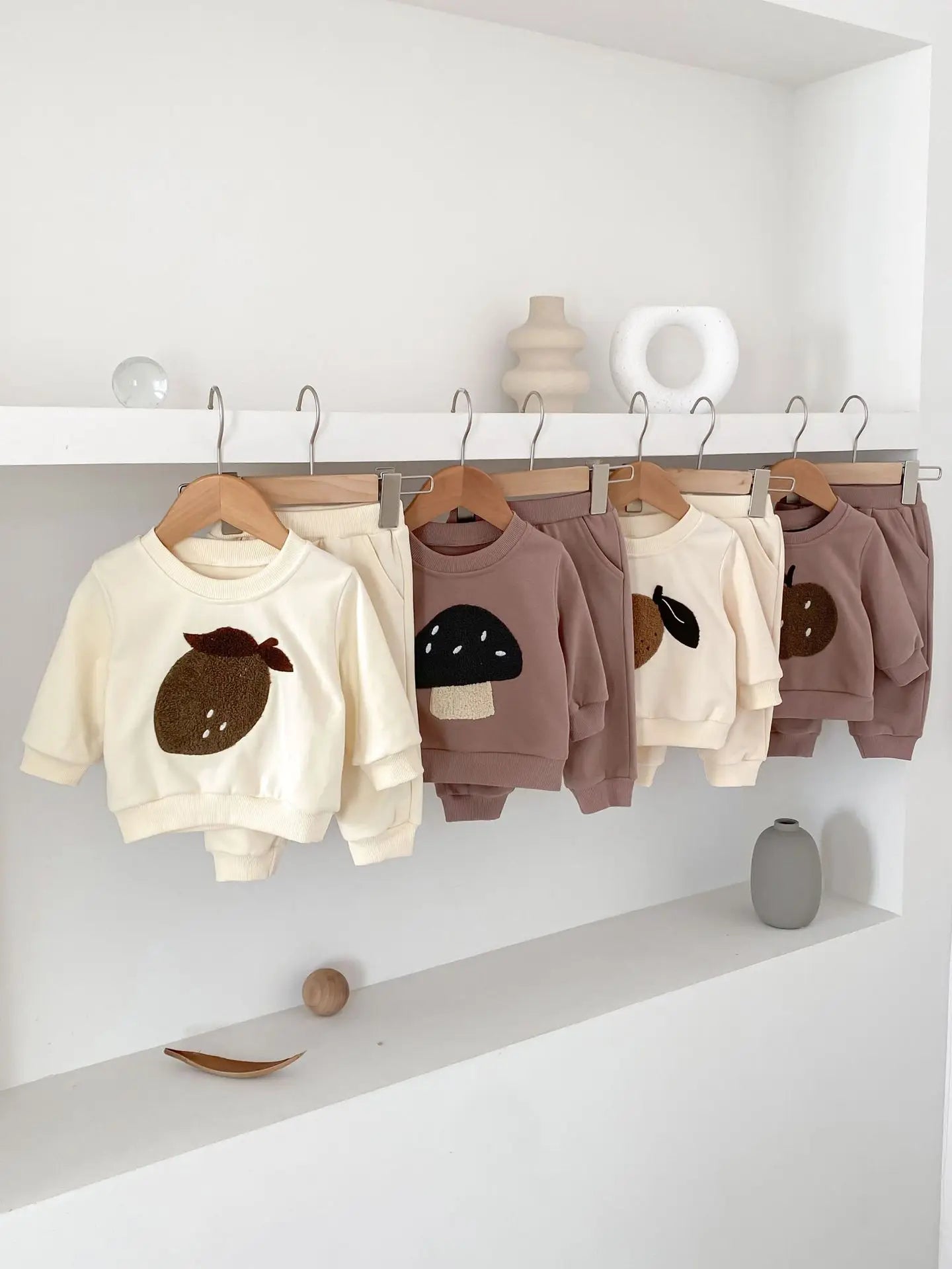 Baby Toddler Boy Girl 2Pcs Clothes Set Autumn Winter Infant Jogger Set Long Sleeve Pullover Top Pant Suit Outfit