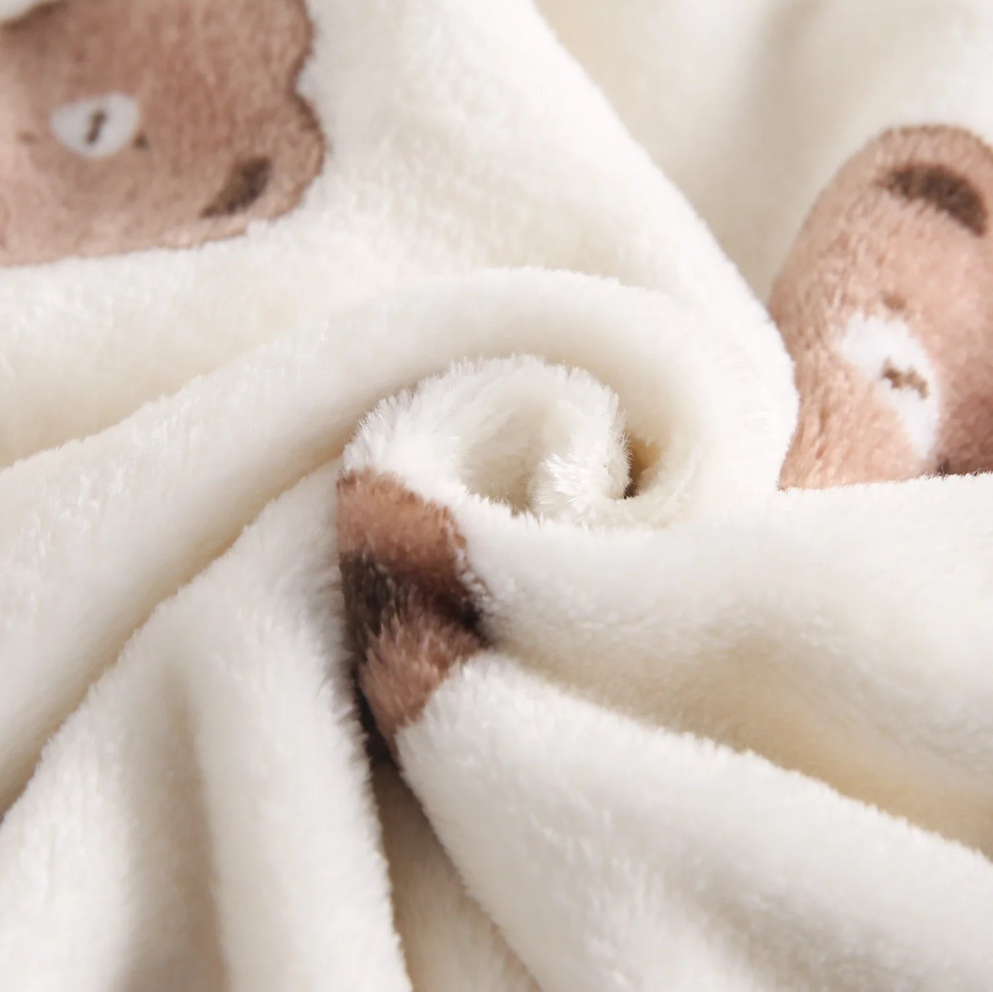 Baby Toddler Boy Girl 2Pcs Winter Clothes Set Thick Warm Pullover Top Pant Suit Bear Print Fleece Two Piece Jogger Set Outfit