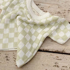 Checkered Knitted Resort Set