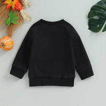 Load image into Gallery viewer, Toddler Baby Boy Girl Halloween Long Sleeve Top Round Neck Pumpkin Print Pullovers
