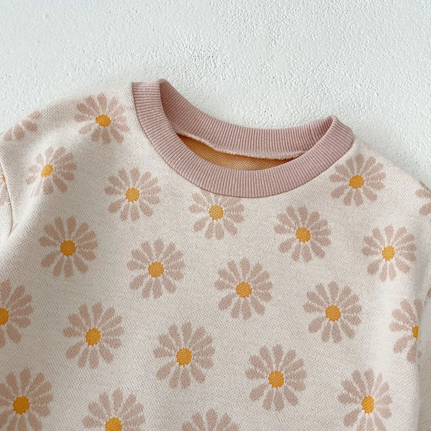 Baby Toddler Girl Clothes Flower Bubble Romper Long Sleeve Thick Warm Jumpsuit