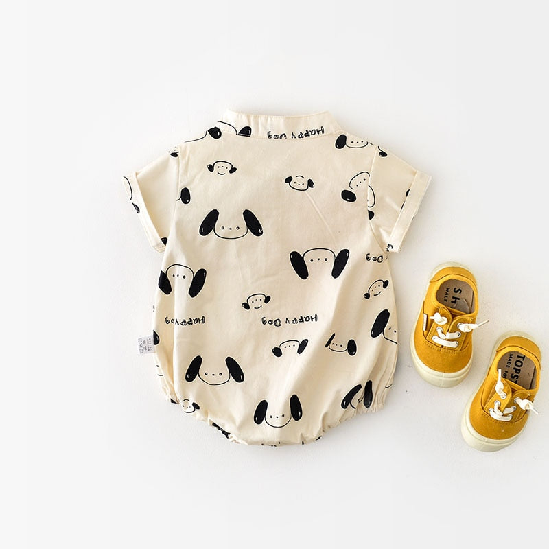 Baby Boy Puppy Romper