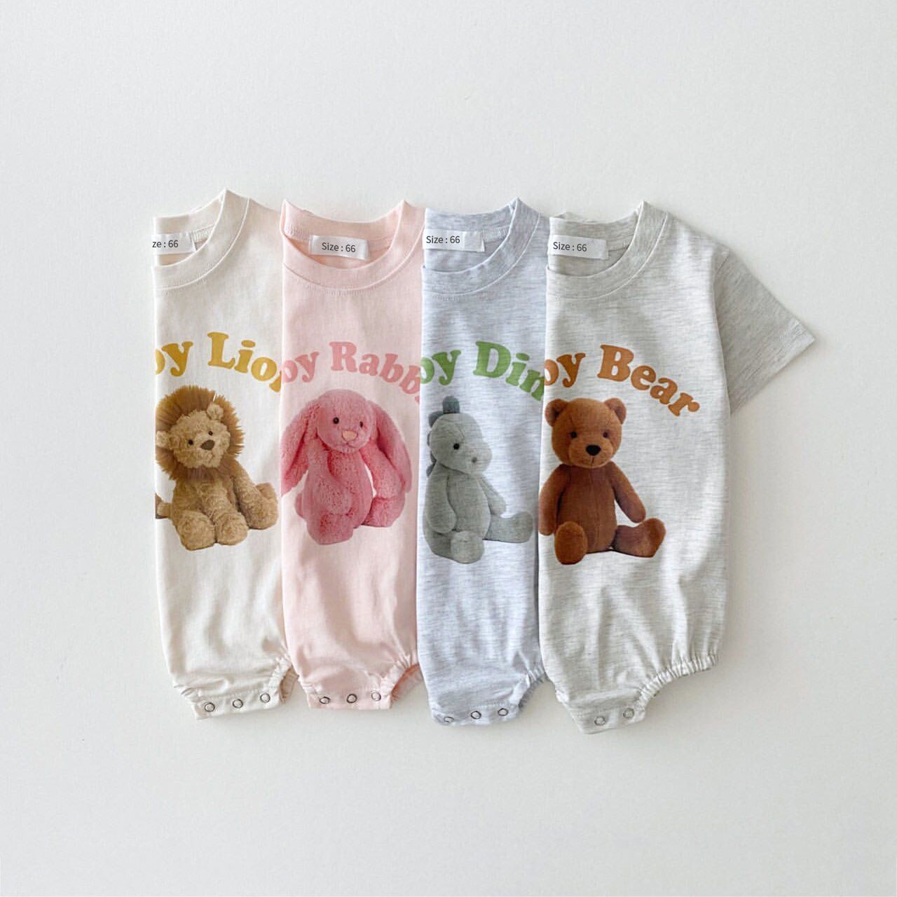 Cartoon Tee Bodysuit Romper