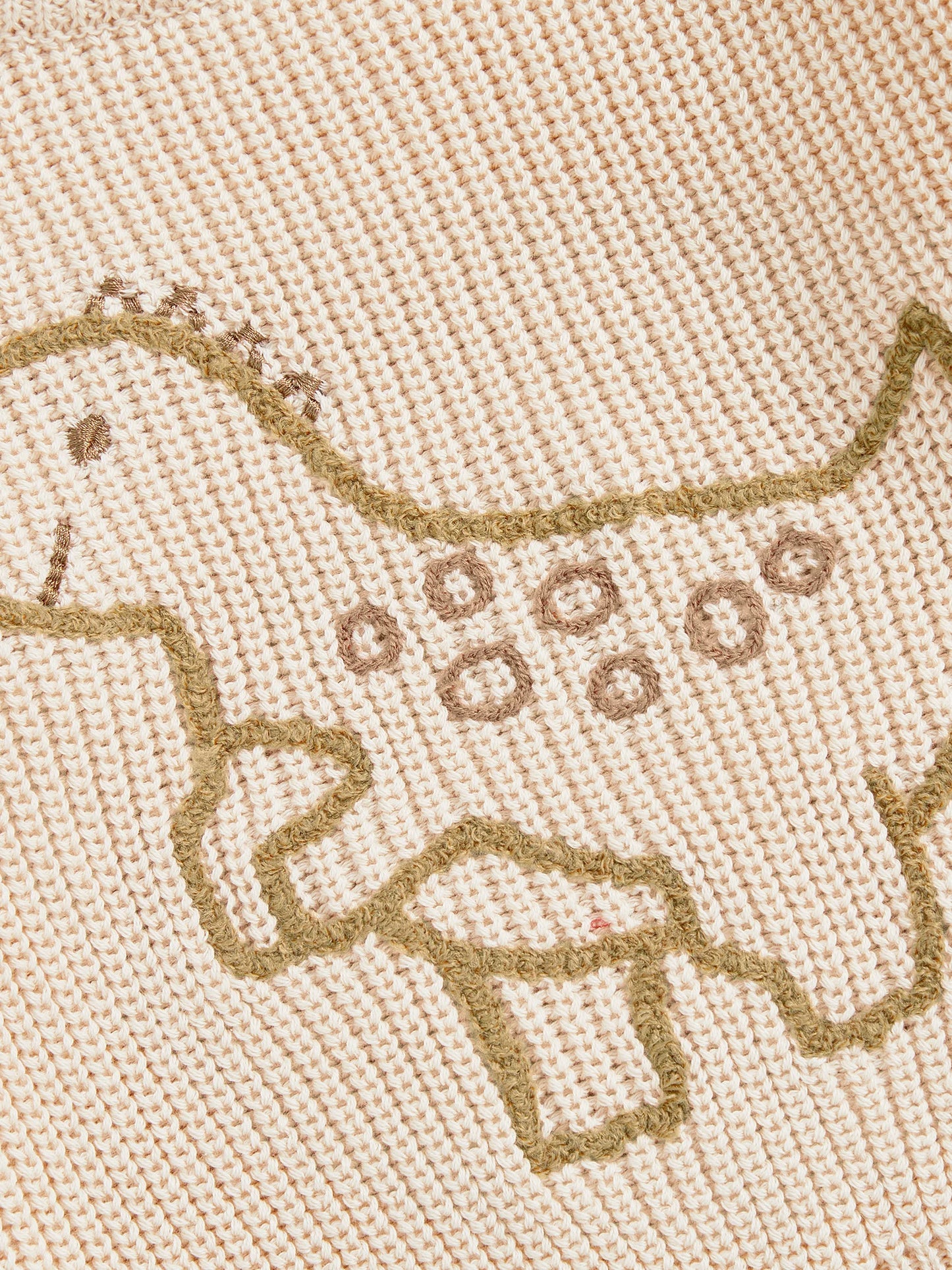 Baby Toddler Boy Sweater Long Sleeve Crew Neck Dinosaur Embroidery Knit Tops Comfortable Pullover