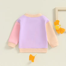 Load image into Gallery viewer, Baby Toddler Kids Girls Boys Contrast Color Crew Neck Long Sleeve Pullover Fall Clothes Top
