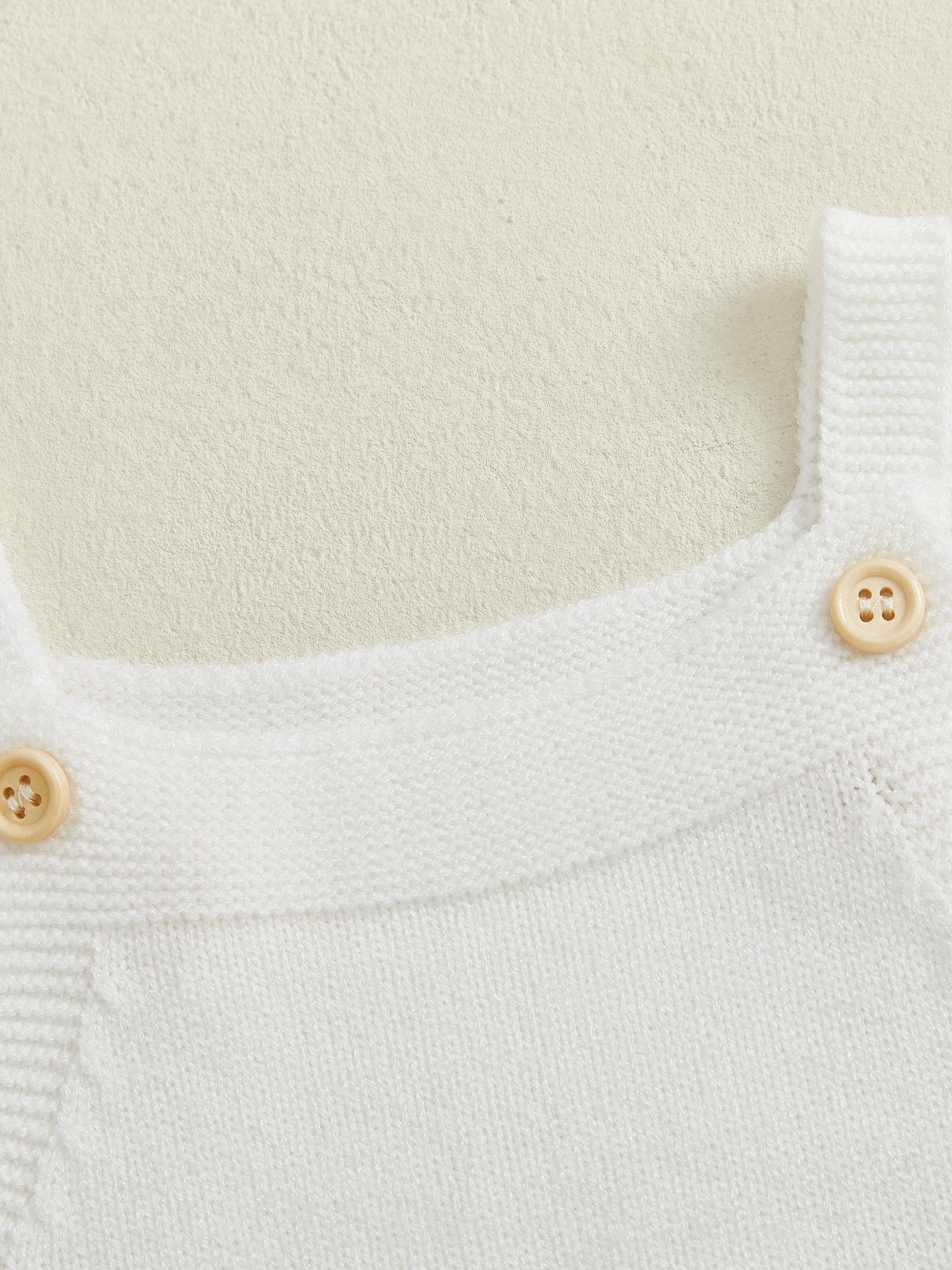 Baby Girl Thanksgiving Knit Romper Cute Turkey Print Square Neck Sleeveless Infant Jumpsuit Overalls