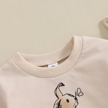 Load image into Gallery viewer, Toddler Baby Boy Girl Easter Little Bunny Crewneck Letter Long Sleeve Pullover Spring Top
