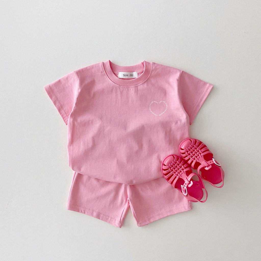 Love Me More Shorts Set