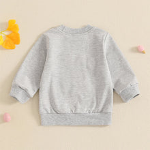 Load image into Gallery viewer, Toddler Kids Girl Game Day Bow Embroidery Football Long Sleeve Round Neck Pullover Fall Top
