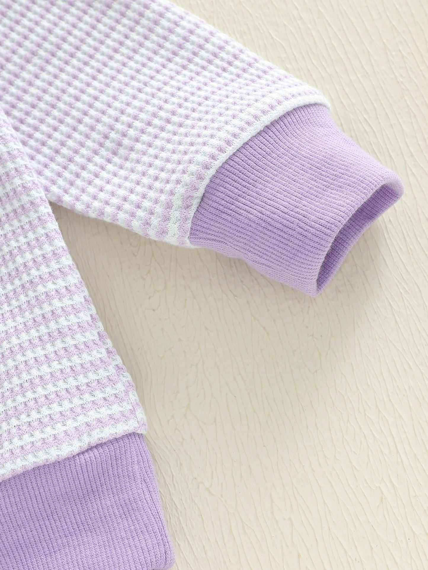 Baby Toddler Girl 2Pcs Auntie's Little Bestie Outfits Long Sleeve Letter Top Elastic Waist Pants Set Clothes