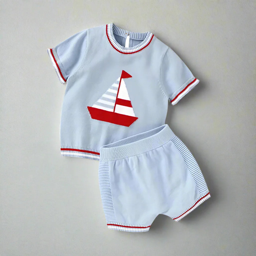 Nautical Knitted Sailor Set
