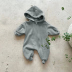 Casual Hooded Jumpsuit Romper