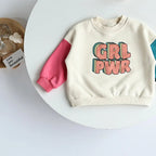 GIRL POWER Patchwork Sweater Bodysuit Romper