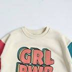 GIRL POWER Patchwork Sweater Bodysuit Romper