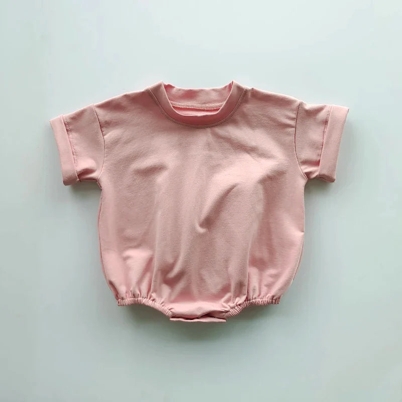 Short Sleeve T-shirt Bodysuit Romper